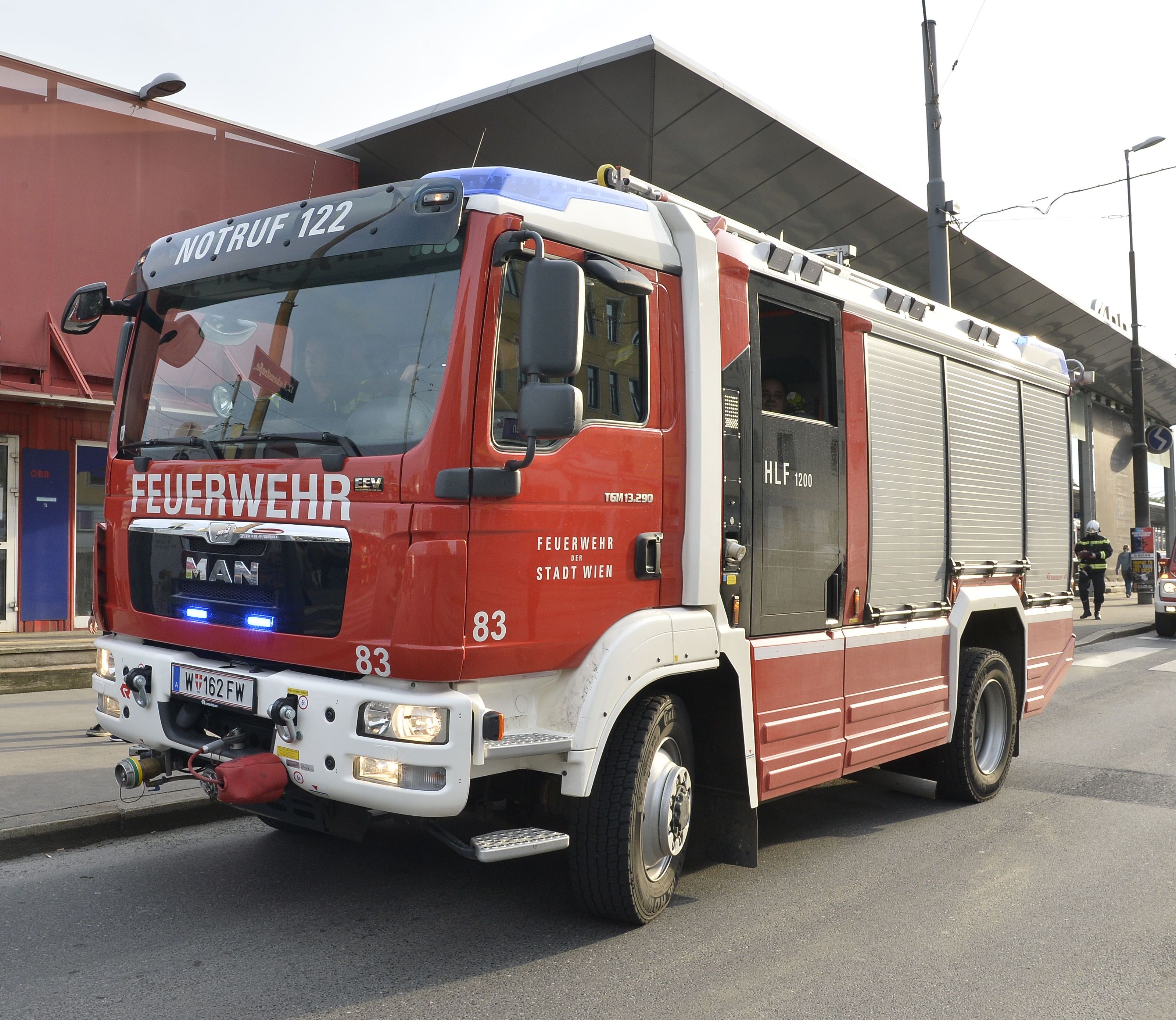 Im Bahnhof Wien-Meidling kam es am Mittwoch zu einem Kabelbrand.