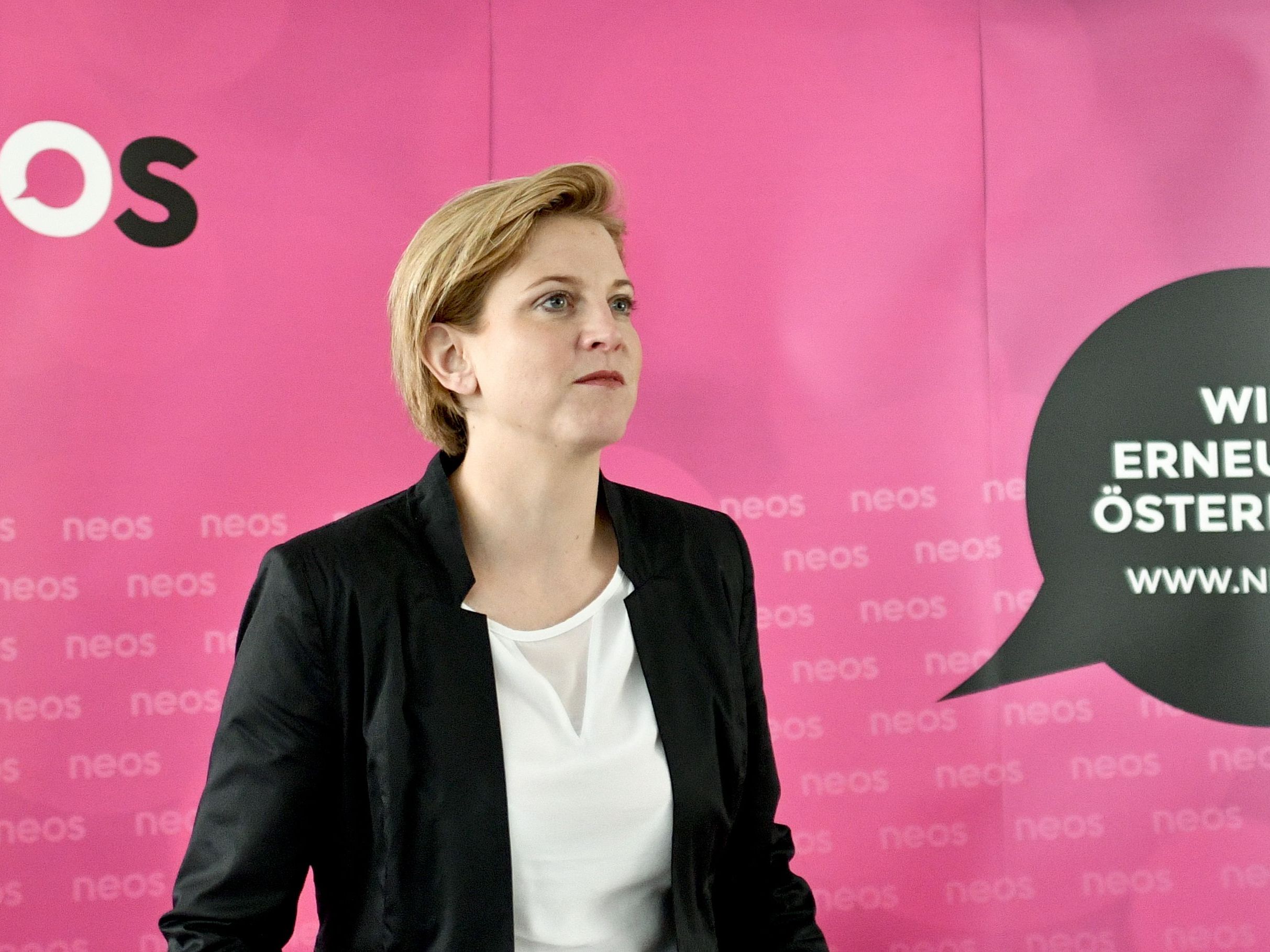 Die Wiener NEOS-Obfrau Beate Meinl-Reisinger. Die Wiener NEOS-Obfrau Beate Meinl-Reisinger.