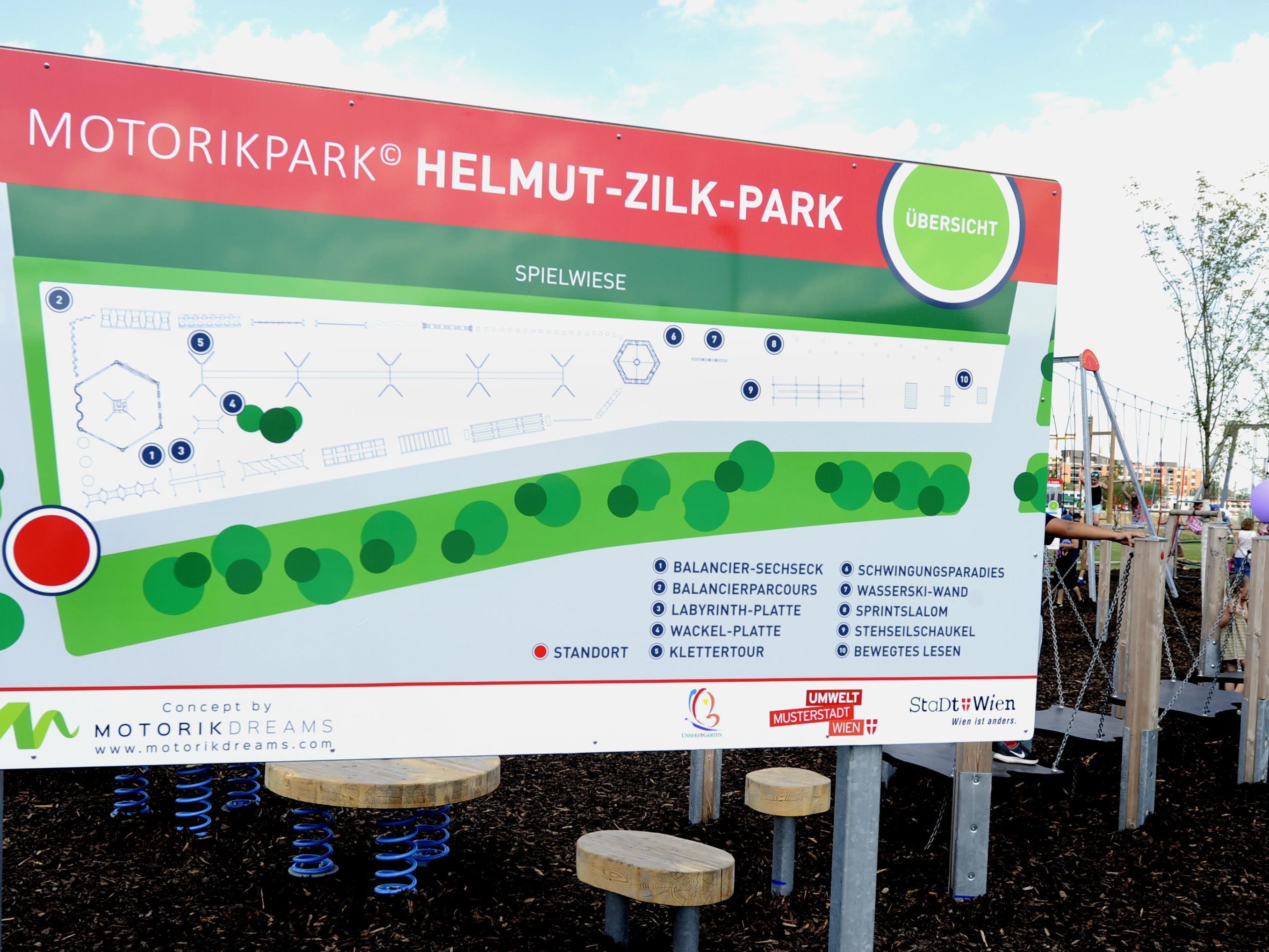 Bei der Eröffnung des Helmut-Zilk-Parks