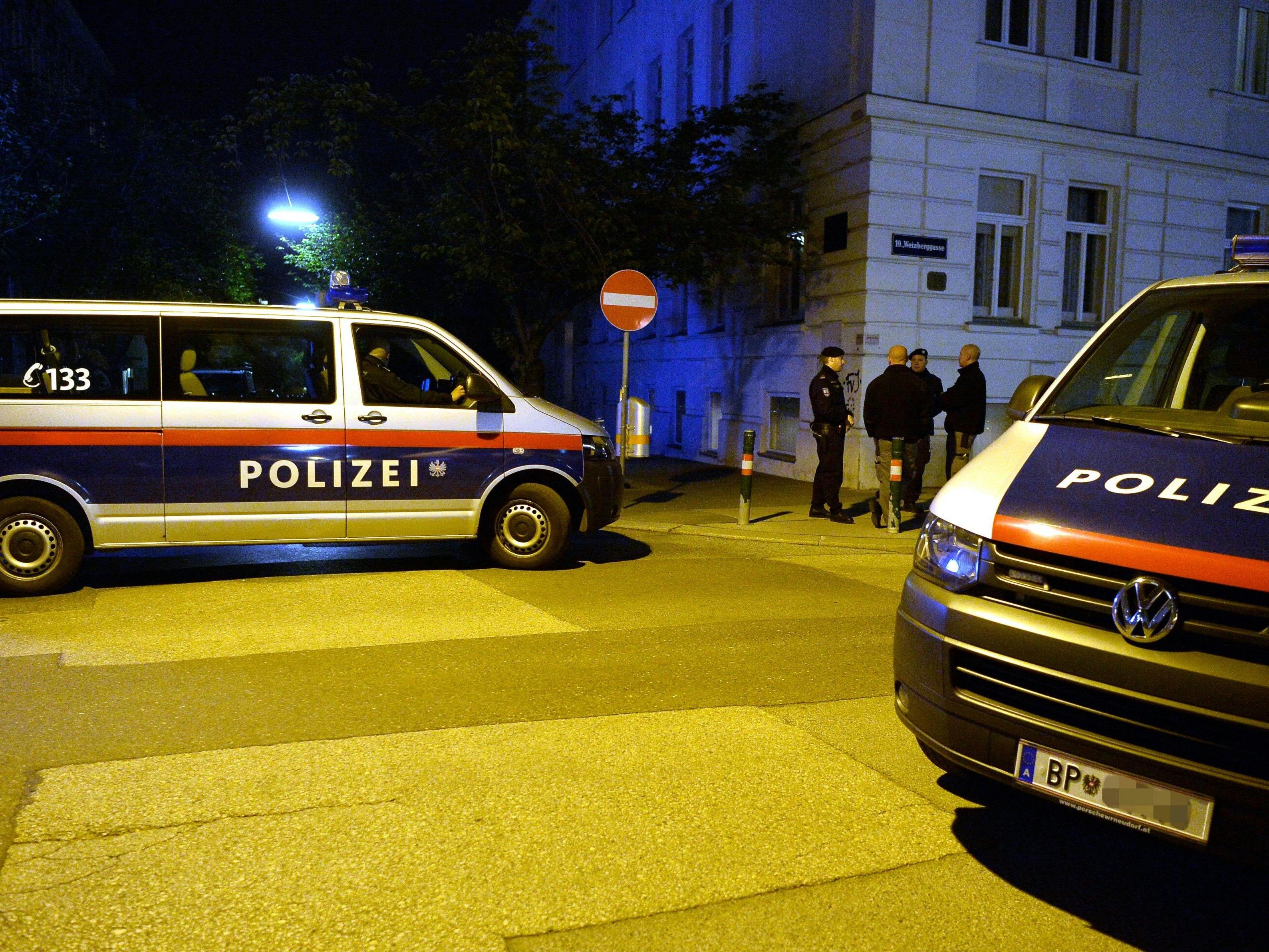 Die Polizisten fanden bei dem Mann in Wien-Simmering diverse Waffen und Drogen.