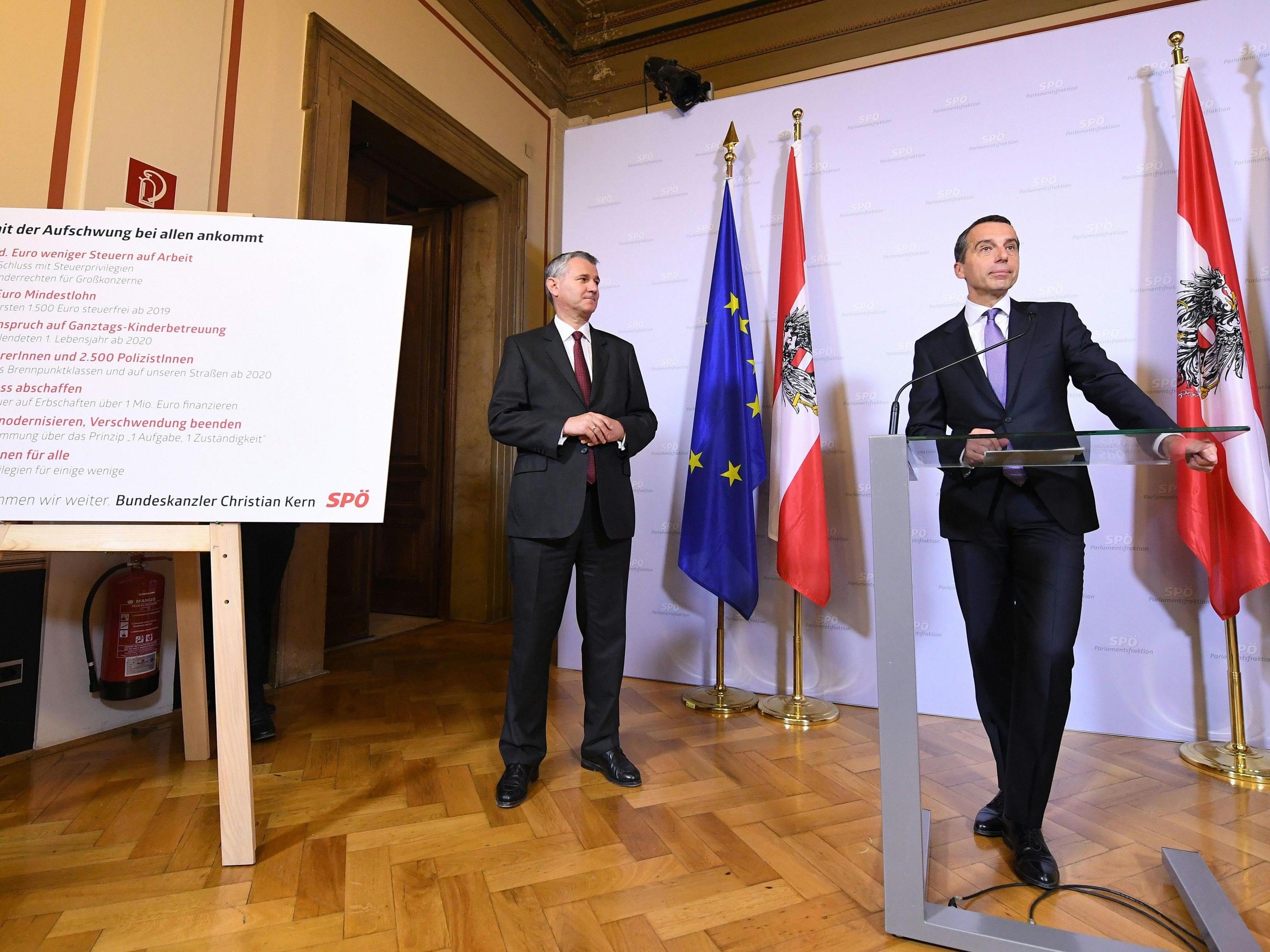 Die Koalitionsbedingungen der SPÖ kosten jährlich 6,5 Mrd. Euro.