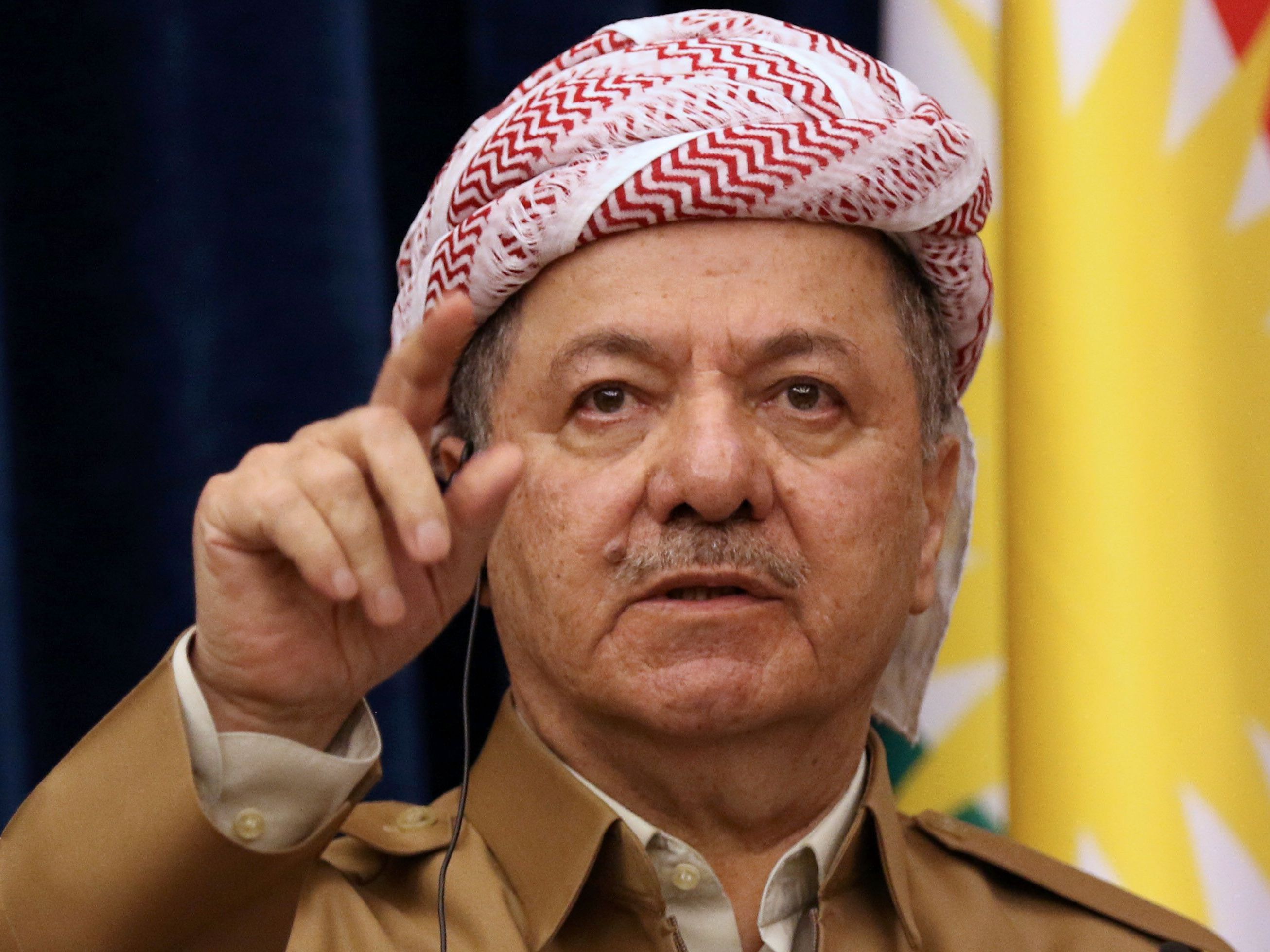 Der Anführer der irakischen Kurden, Massud Barzani. Der Anführer der irakischen Kurden, Massud Barzani.