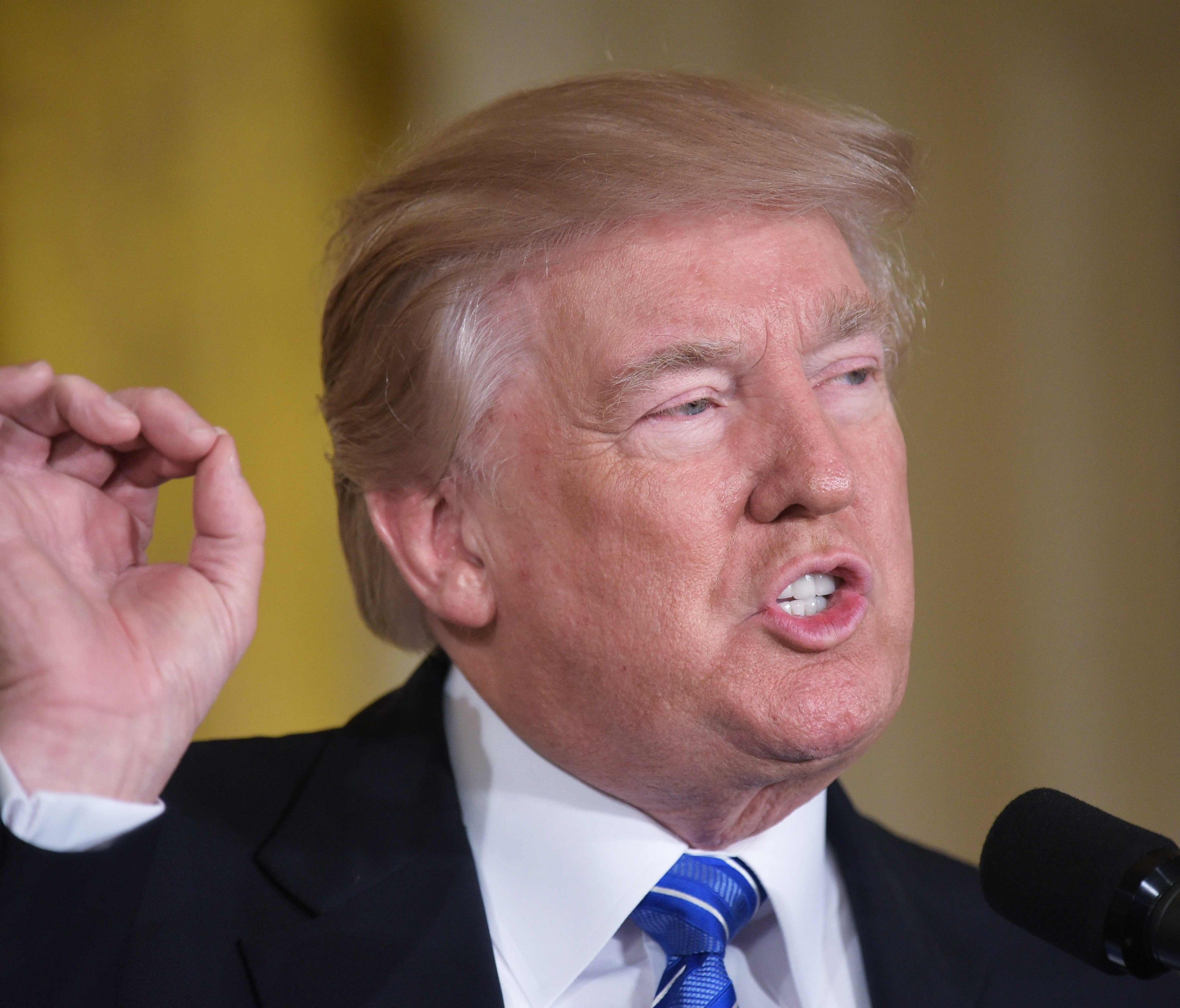 Journalisten waren bei Trumps Gala nicht erwünscht. Journalisten waren bei Trumps Gala nicht erwünscht.