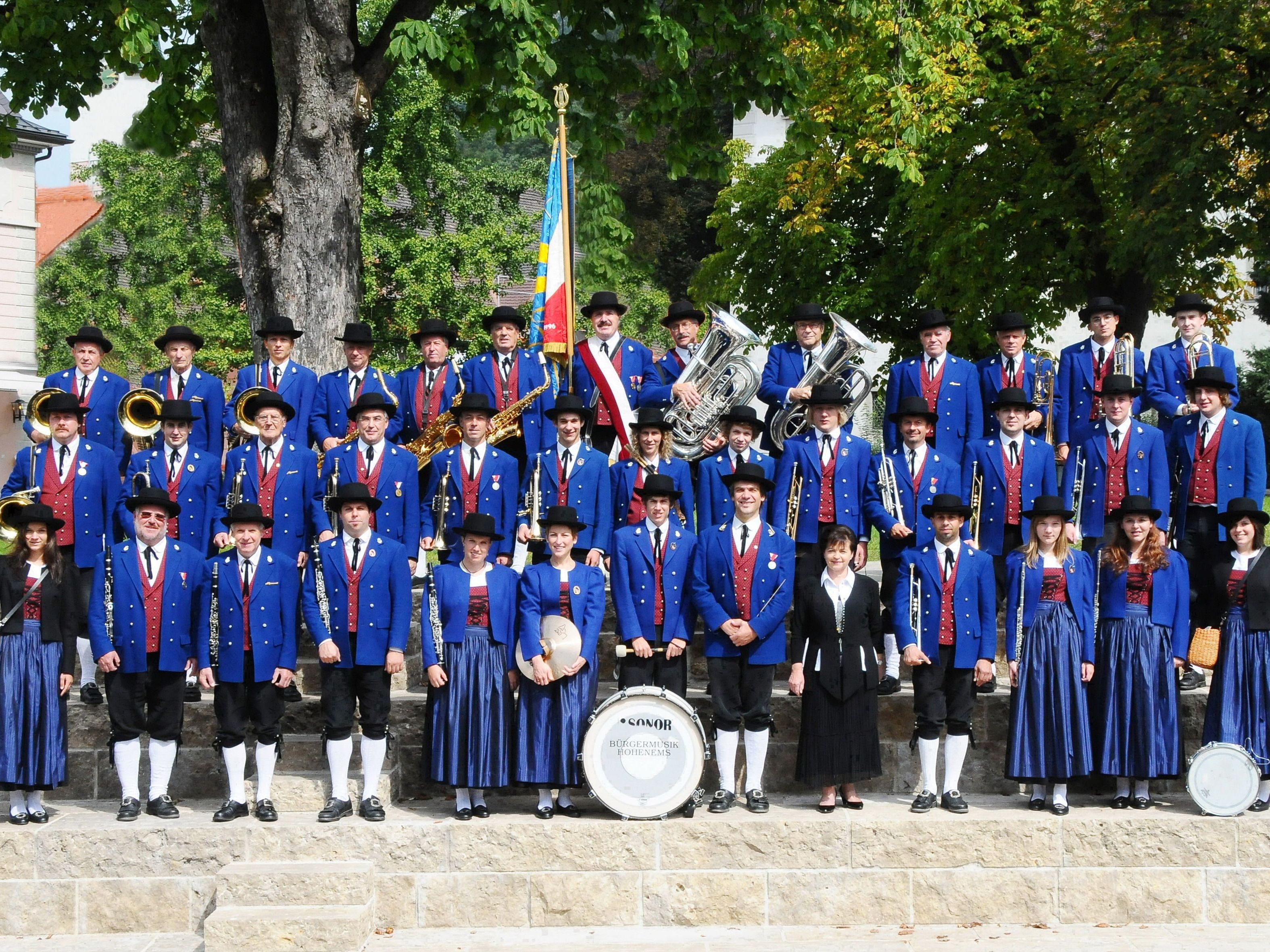 Die Bürgermusik Hohenems lädt zum traditionellen Sommerfest auf den Schulplatz der VS-Markt