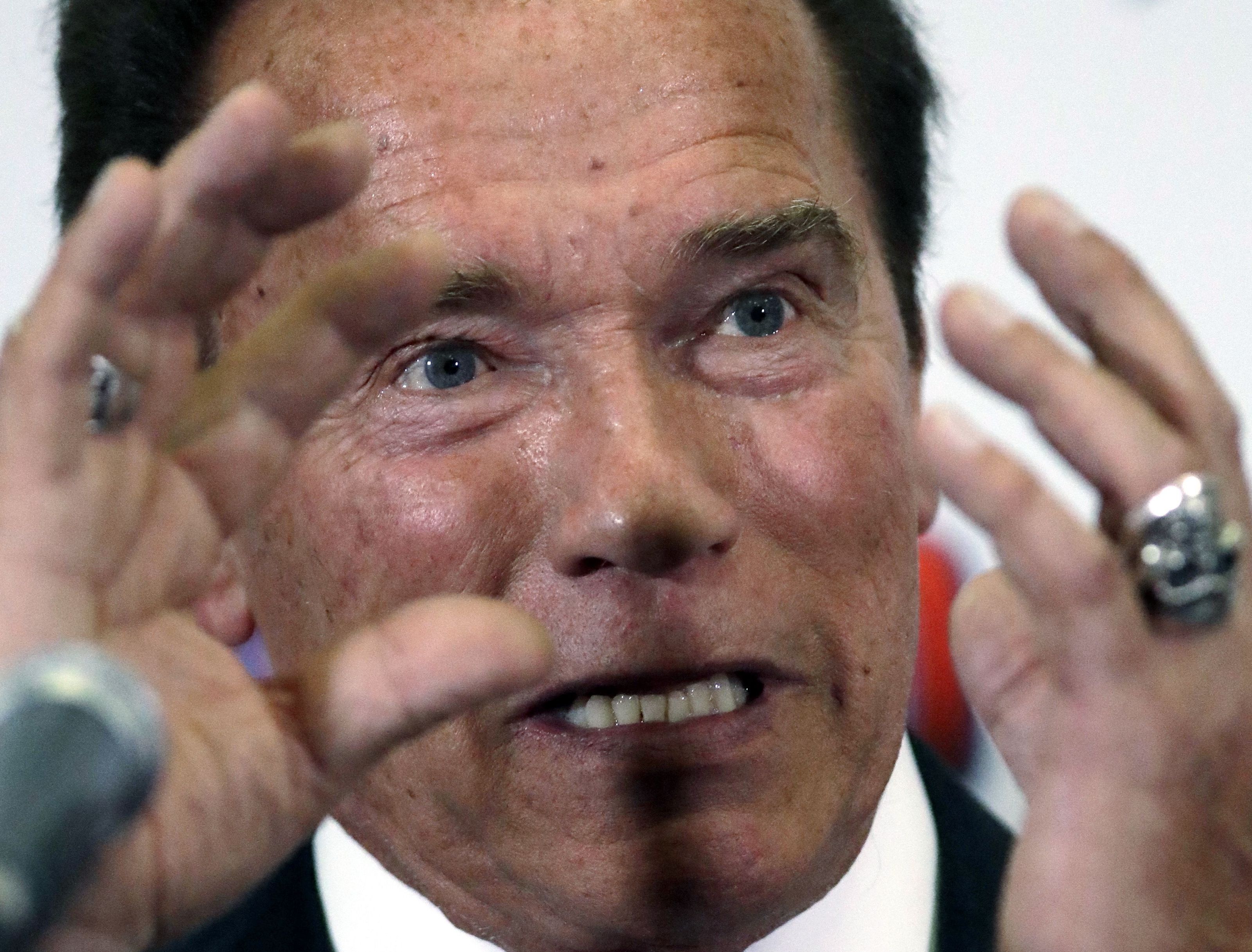 Arnie ist kein Trump-Fan Arnie ist kein Trump-Fan