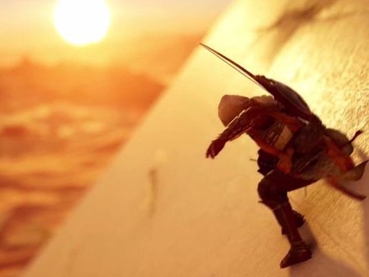 Eine von vielen auf der E3 vorgestellten Neuerscheinungen: Ubisoft's "Assassin's Creed: Origins". Eine von vielen auf der E3 vorgestellten Neuerscheinungen: Ubisoft's "Assassin's Creed: Origins".