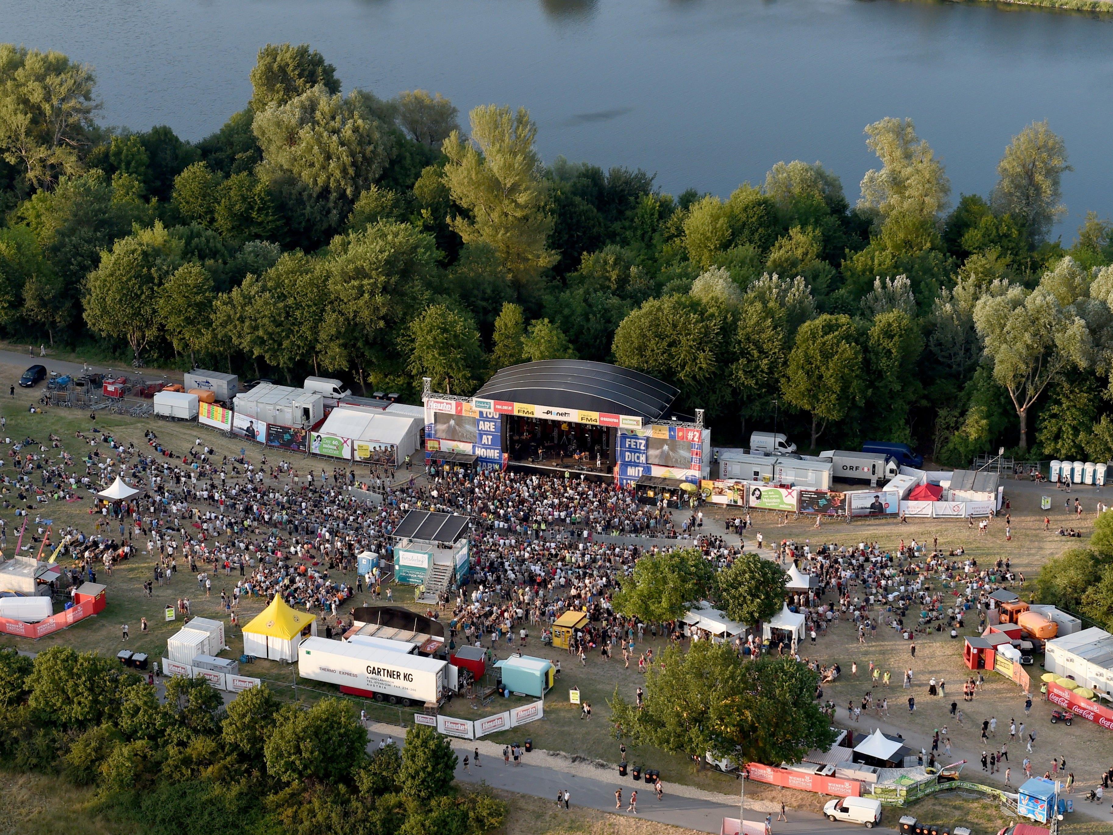 1,1 Millionen Besucher fanden sich am Samstag beim Wiener Donauinselfest ein.