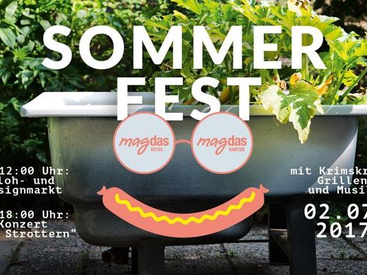 Am Sonntag findet im magdas Hotel ein großes Sommerfest statt Am Sonntag findet im magdas Hotel ein großes Sommerfest statt