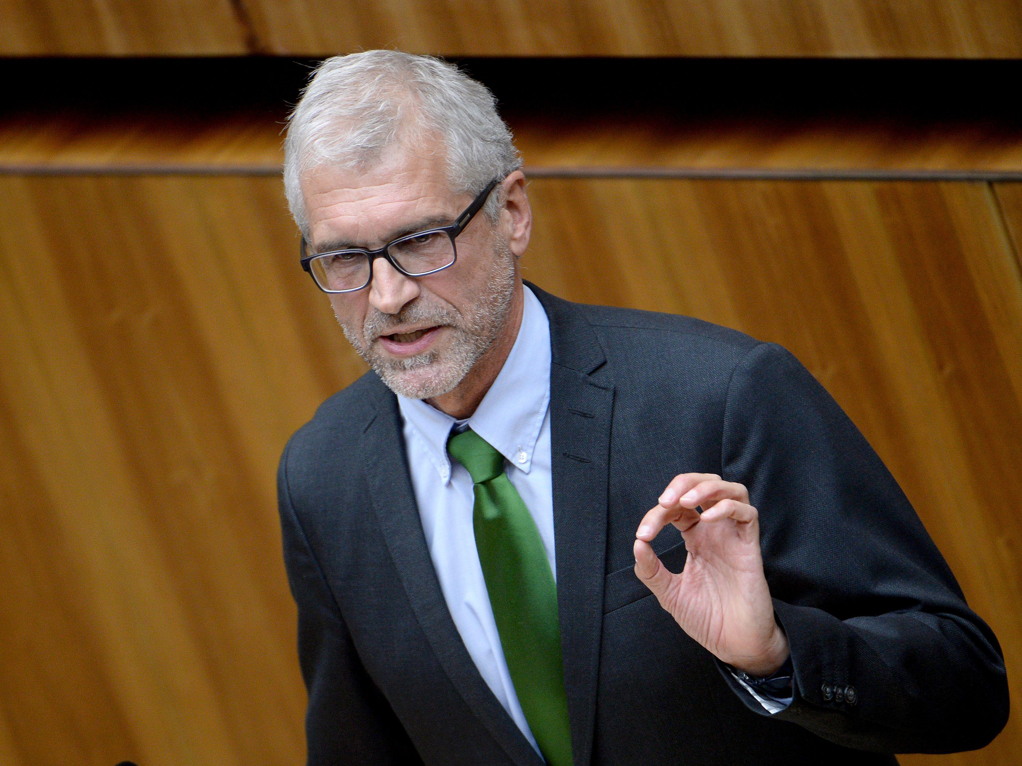 Die Grünen um Bildungssprecher Harald Walser beharren auf ihren Forderungen zur Bildungsreform.