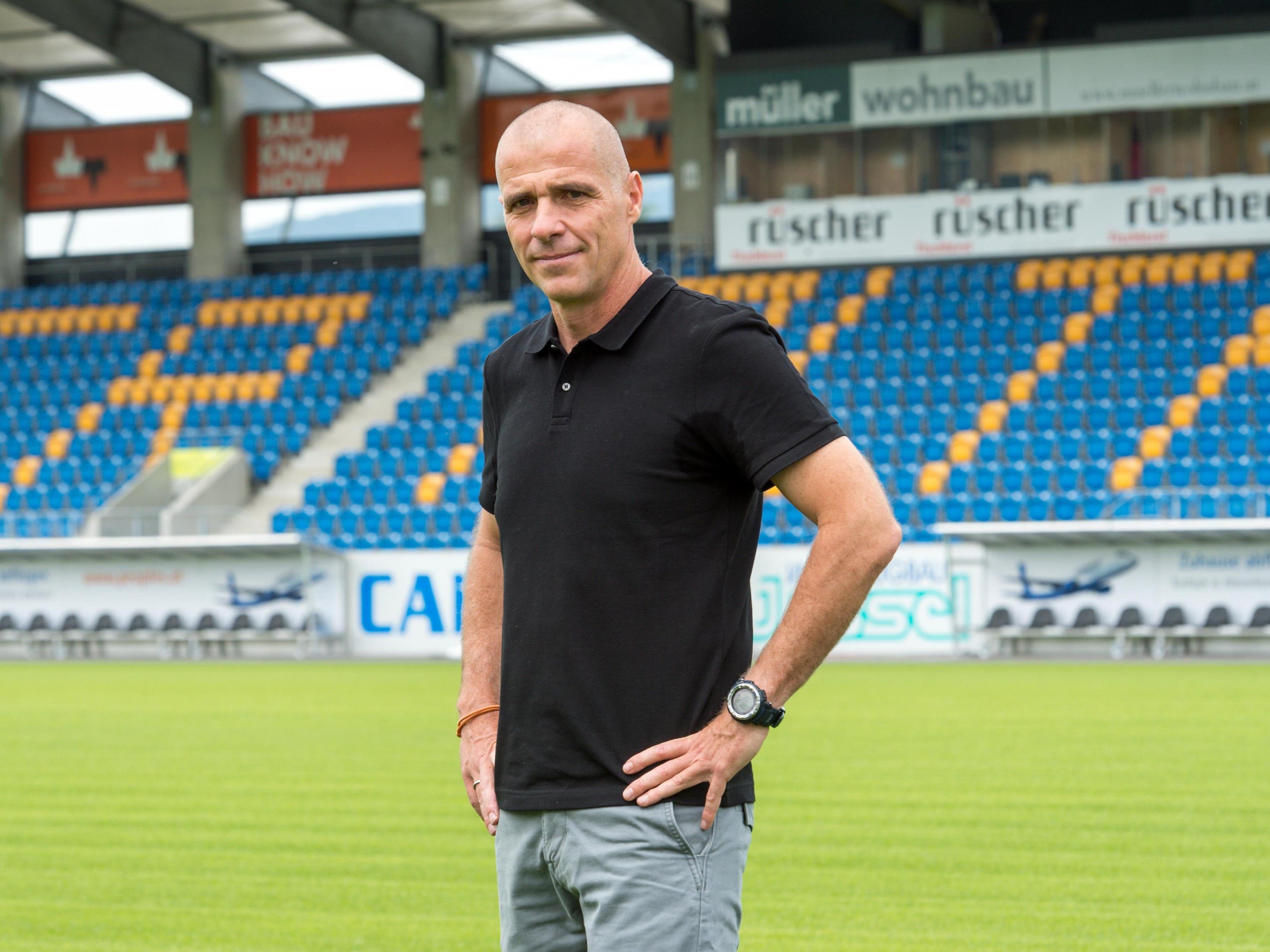 Der neue Altach-Trainer Klaus Schmidt.
