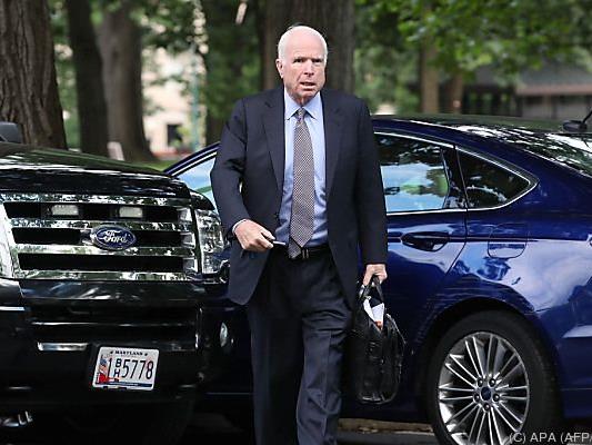 US-Senator McCain zeigte sich zuversichtlich