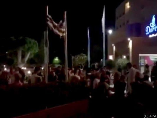 Unter Touristen entstand teilweise Panik Unter Touristen entstand teilweise Panik