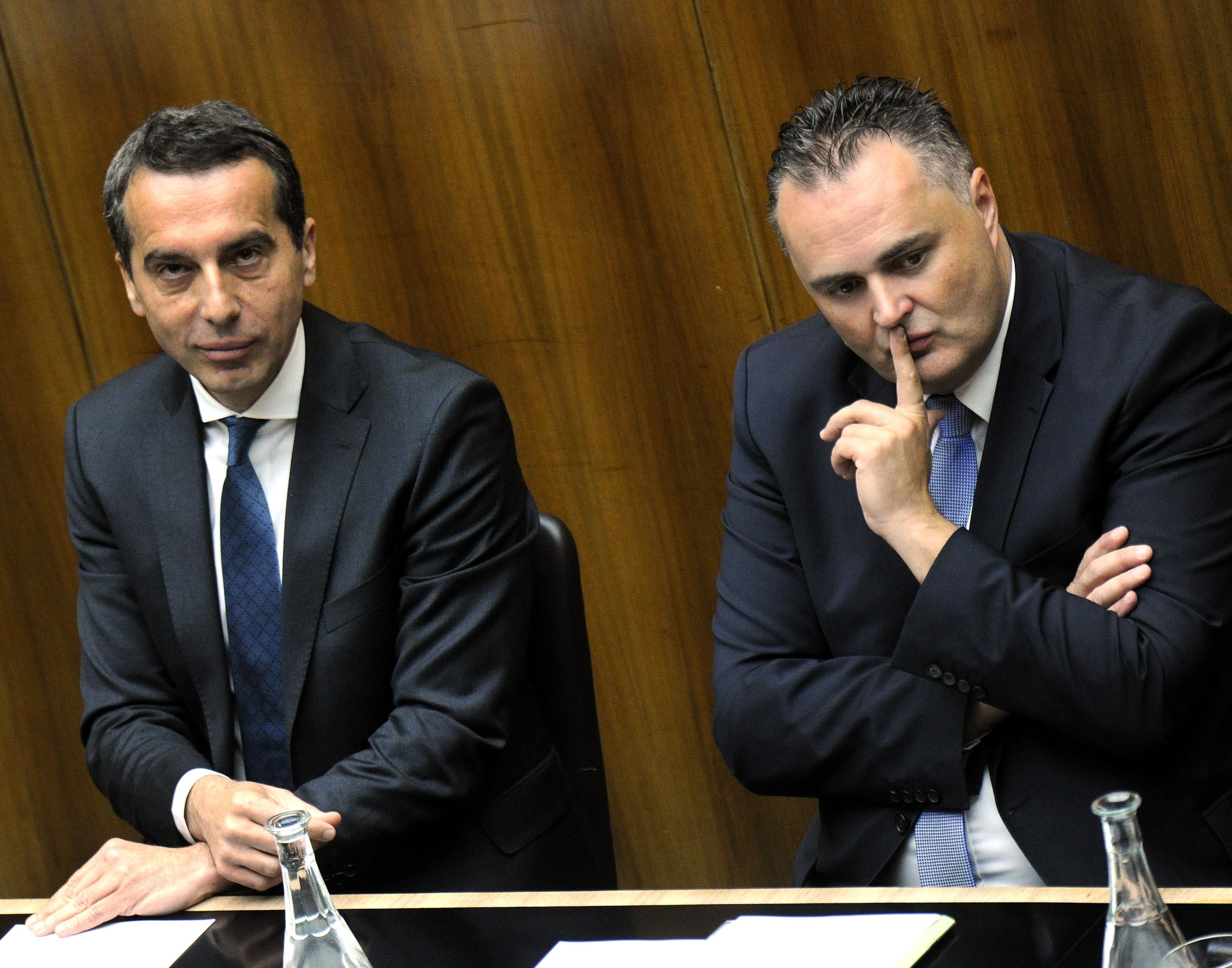 Bundeskanzler Christian Kern und Verteidigungsminister Hans Peter Doskozil (r.) haben einen Plan Bundeskanzler Christian Kern und Verteidigungsminister Hans Peter Doskozil (r.) haben einen Plan