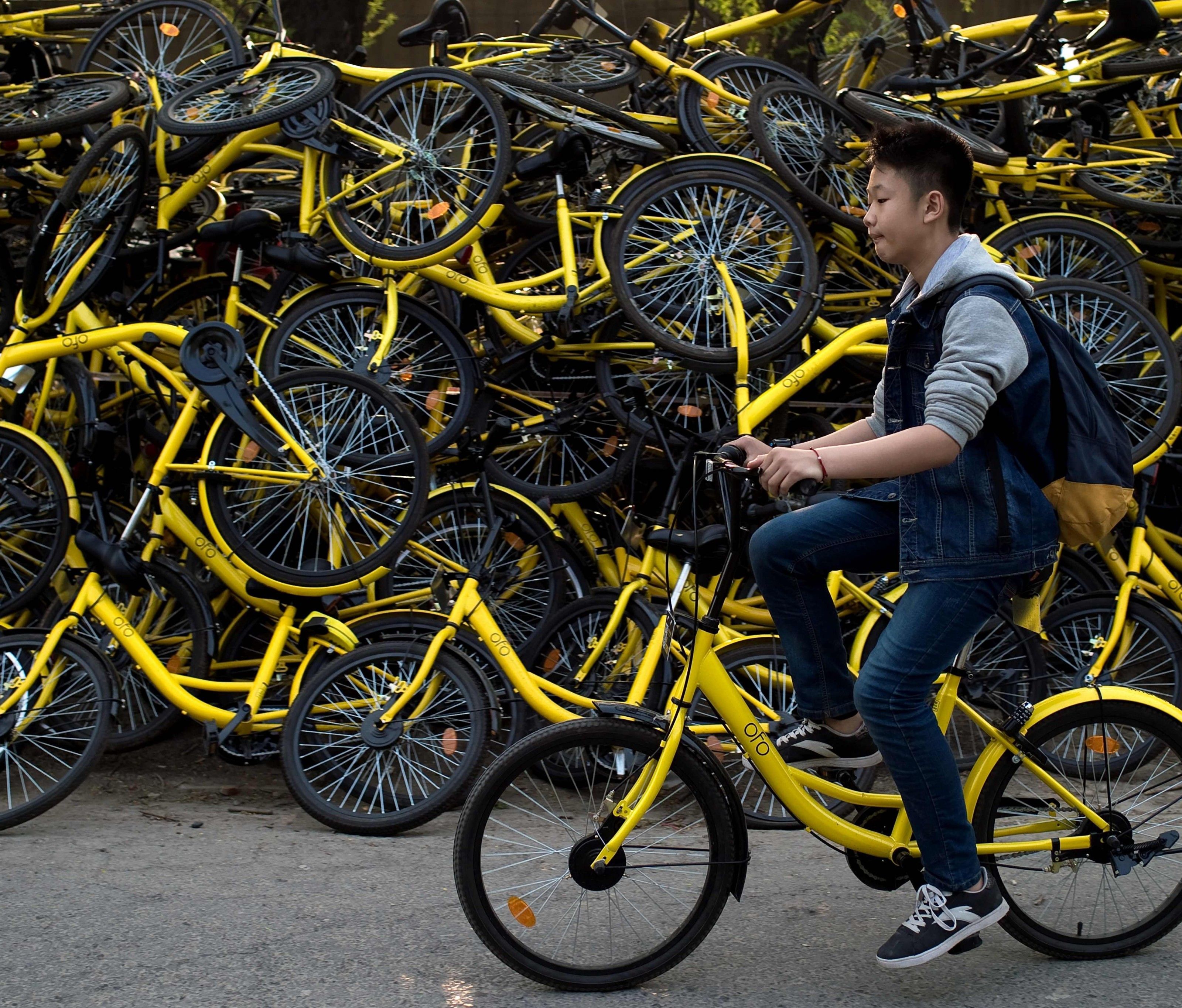 Die klassischen gelben Ofo-Fahrräder werden bald auch in Wien zu sehen sein