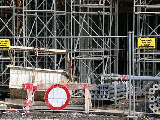Auf einer Baustelle in Wien kam es zu einem Arbeitsunfall