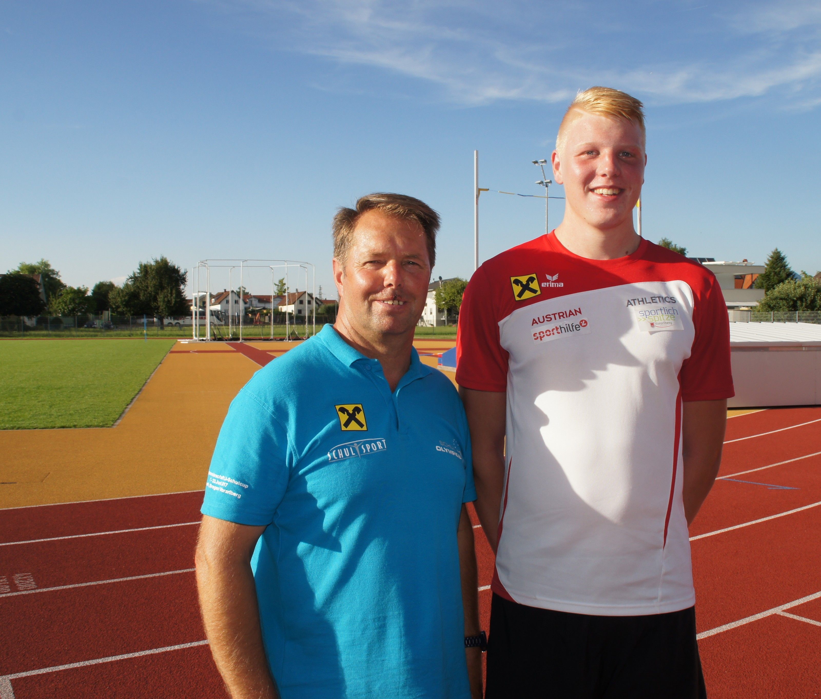 Trainer Hans Frei und Päsci Kobelt Trainer Hans Frei und Päsci Kobelt