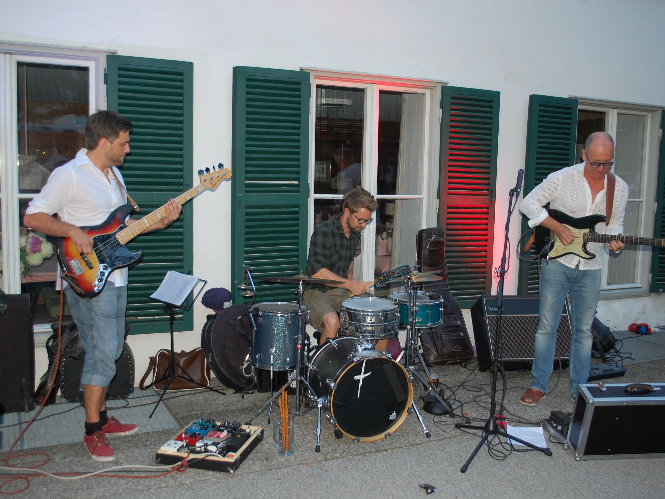 Mit Funk und Jazz überzeugte die Formation „Toni.Eberle.Band“. Mit Funk und Jazz überzeugte die Formation „Toni.Eberle.Band“.