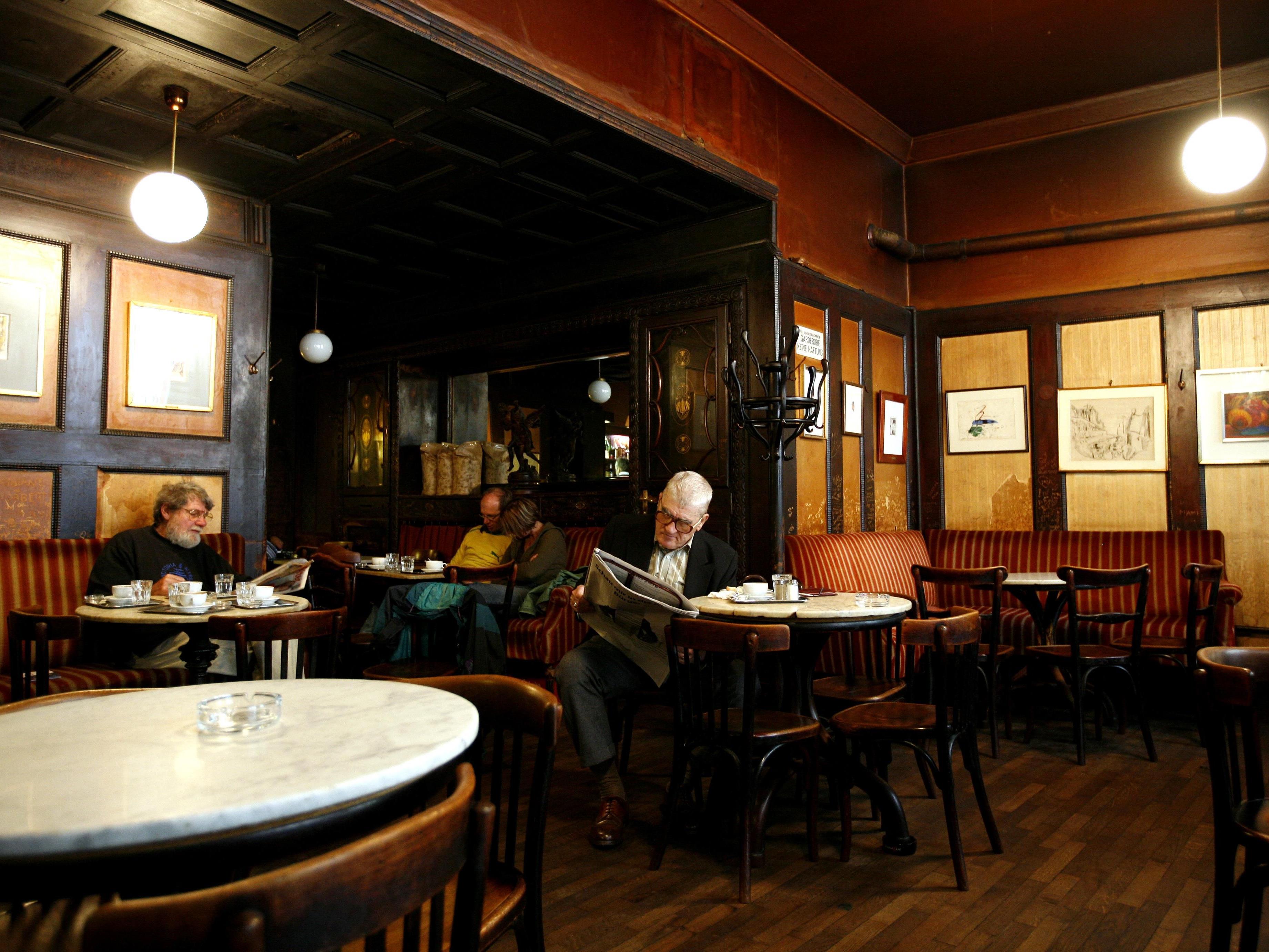 Das Hawelka zählt zu den bekanntesten und bedeutendsten Wiener Kaffeehäusern