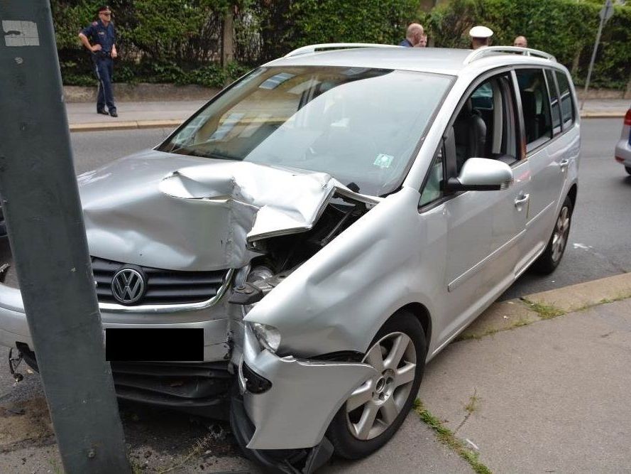 Der Unfallwagen von Wien-Währing