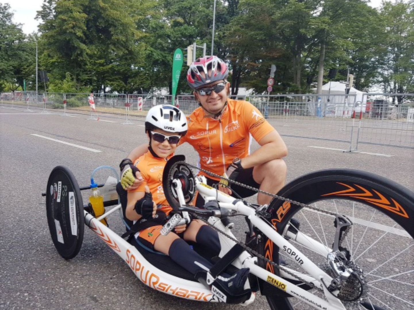 Maxi Taucher überzeugt immer wieder mit Spitzenplätzen bei Handbike-Rennen.