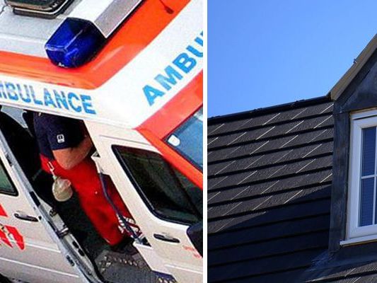 Die gestürzte Frau wurde in ein Krankenhaus gebracht. Die gestürzte Frau wurde in ein Krankenhaus gebracht.