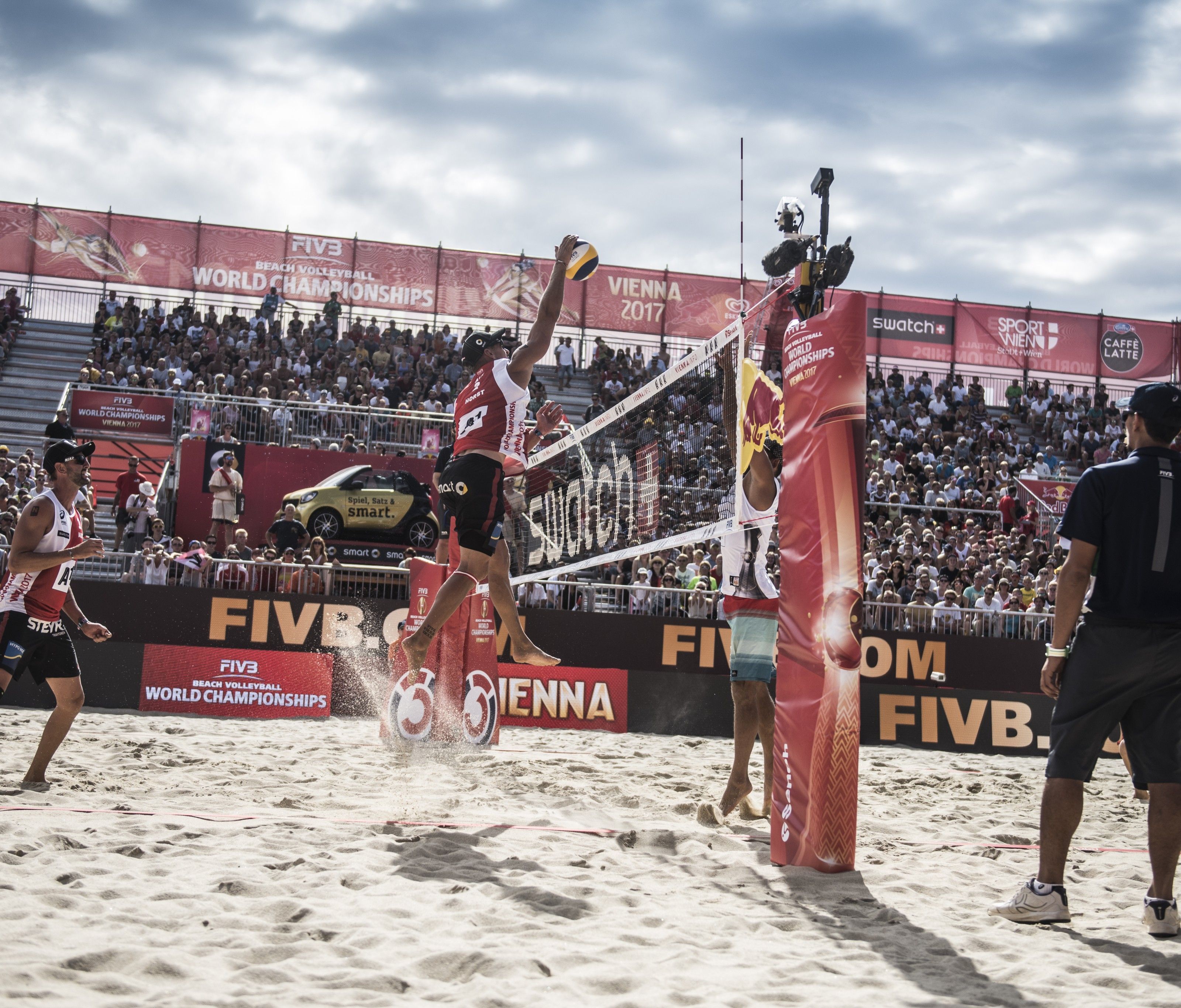 Das war der 1. Tag bei der Beach Volleyball WM in Wien.