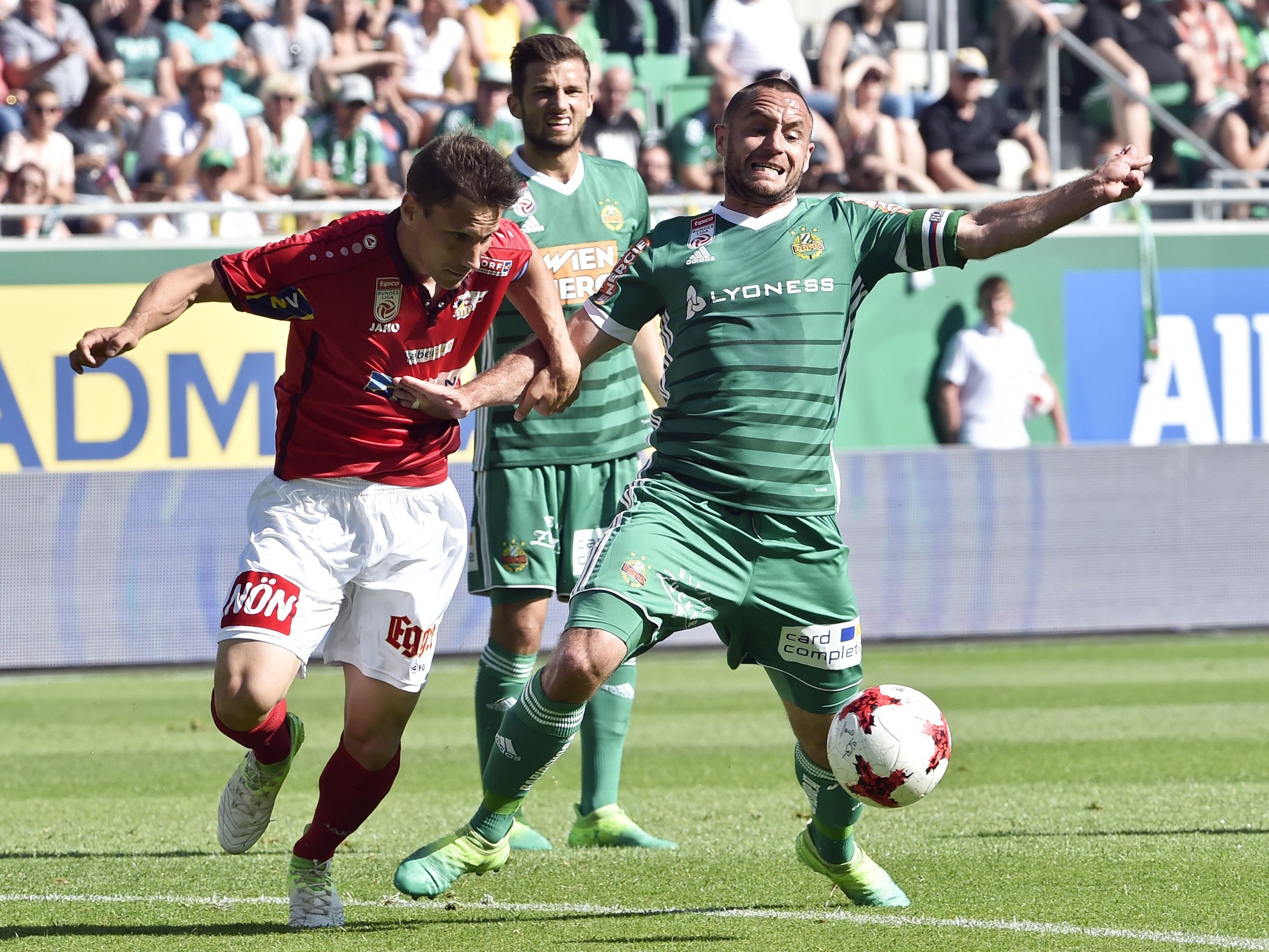 Rapid gastiert in Runde zwei der Bundesliga beim SKN St. Pölten.