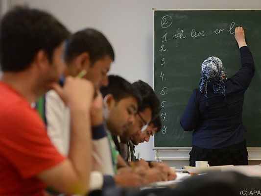 Viele Betroffene besuchen Deutschkurse Viele Betroffene besuchen Deutschkurse
