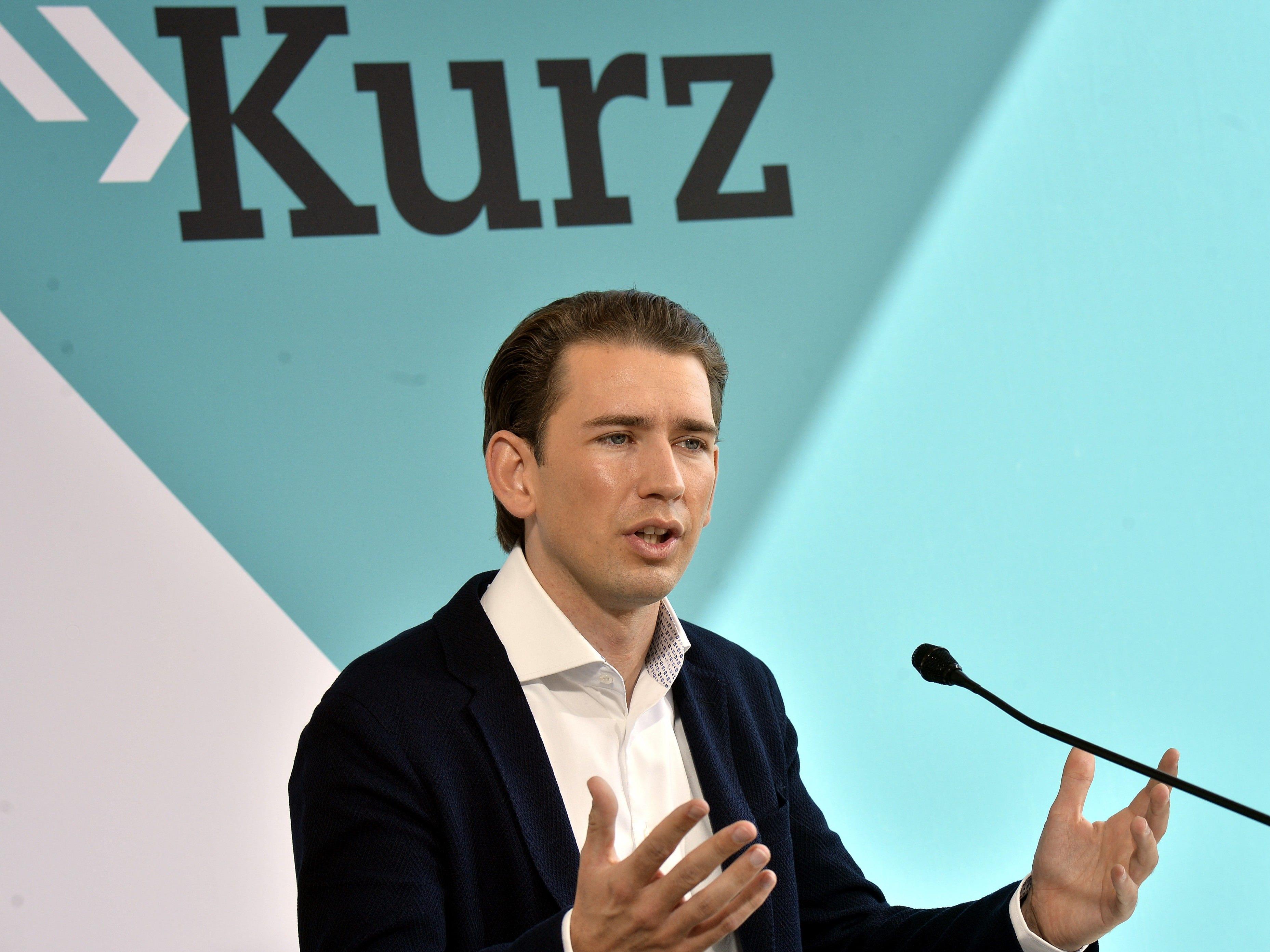 ÖVP-Chef Sebastian Kurz will Gewaltdelikte härter bestrafen.