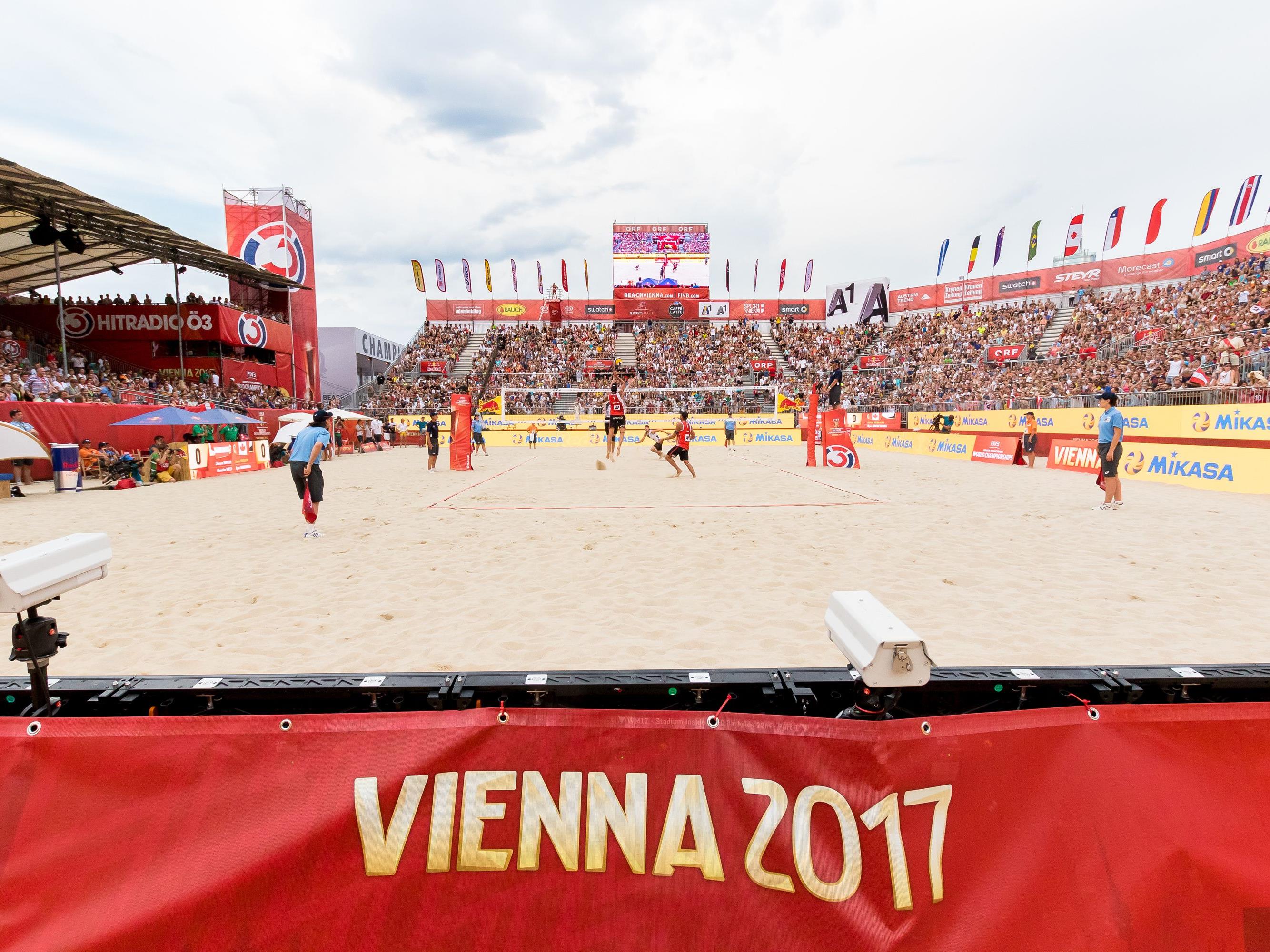 Die Beach-Volleyball-WM in Wien war ein voller Erfolg.