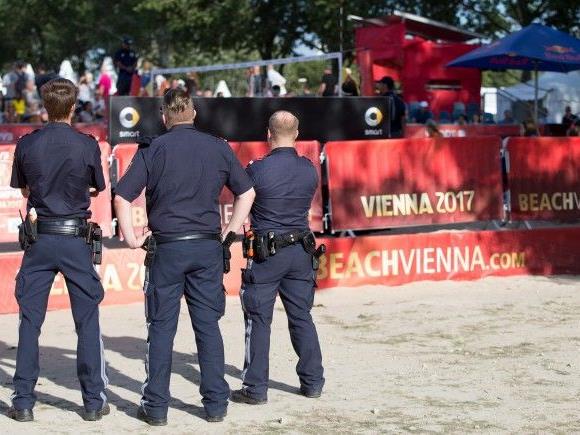 Die Wiener Polizei bilanzierte eine ruhige Beach Volleyball WM. Es kam zu vier Festnahmen.