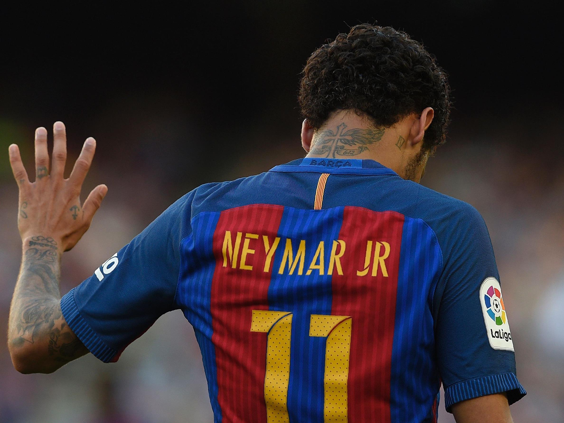 Neymar verabschiedet sich von Barca.