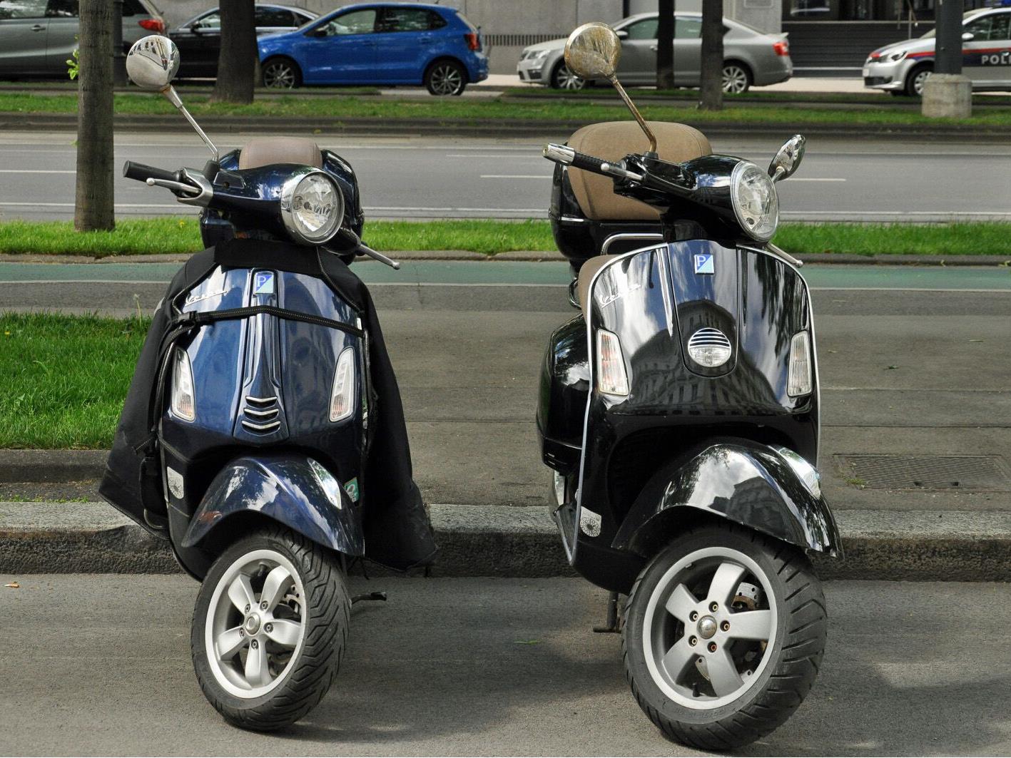Vor allem die Rollerfahrer verzichten in der Stadt oft auf entsprechende Schutzkleidung.