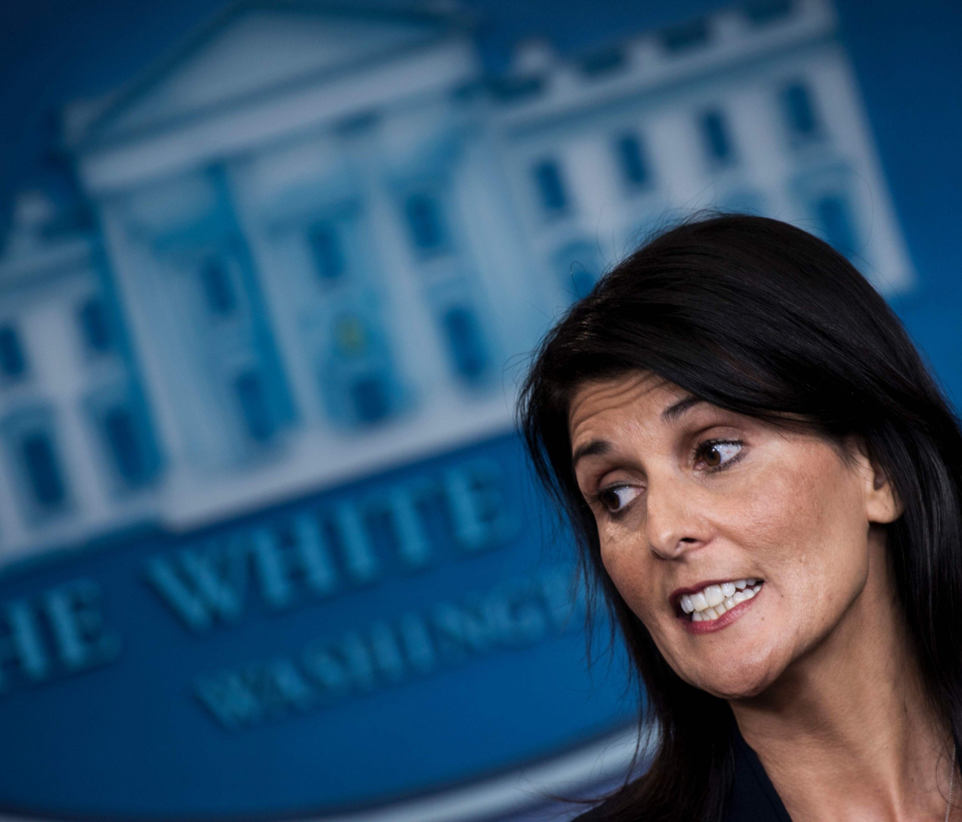 US-Botschafterin Nikki Haley kommt wegen des Iran-Deals nach Wien. US-Botschafterin Nikki Haley kommt wegen des Iran-Deals nach Wien.