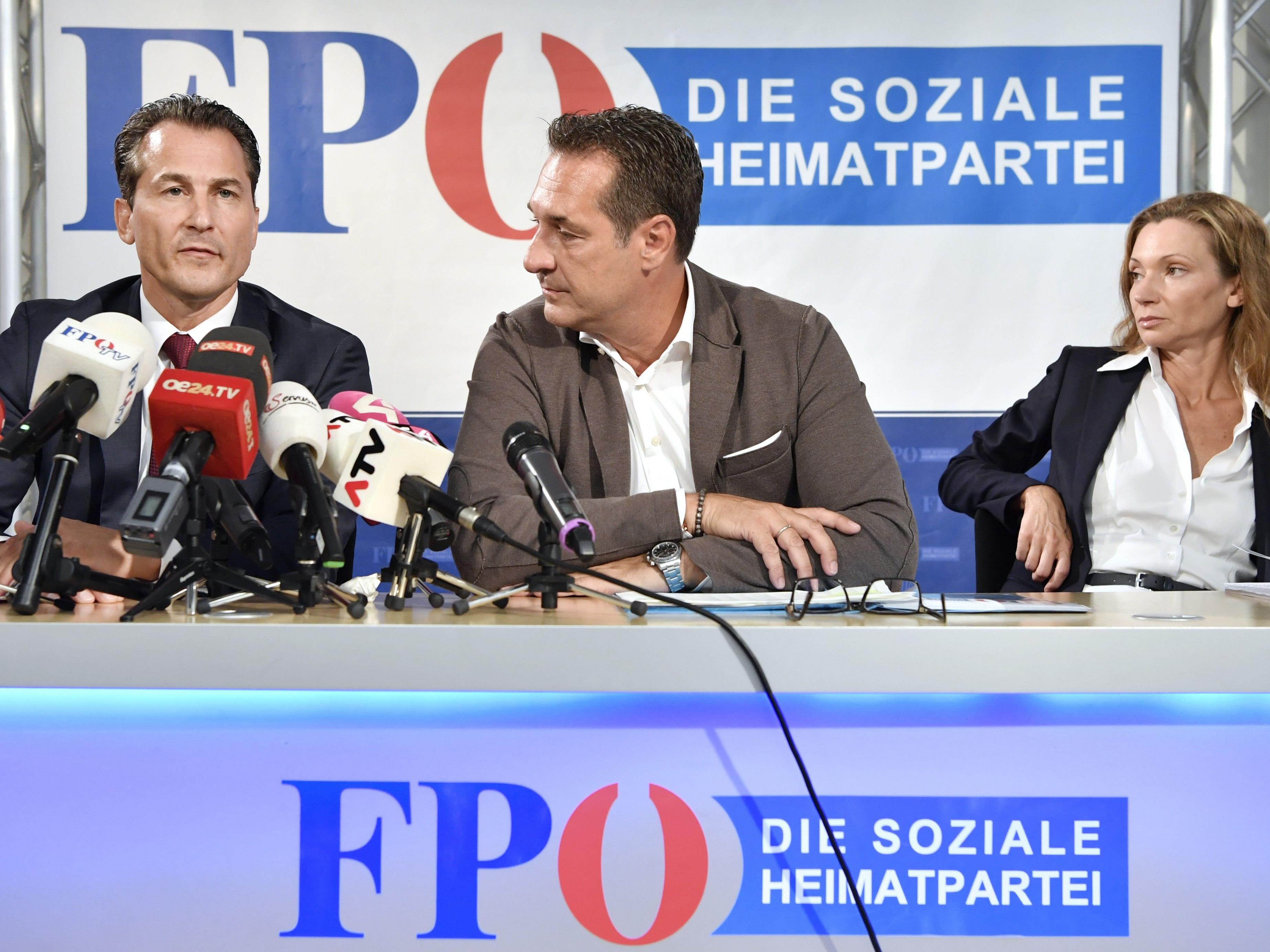 FPÖ-Chef Strache präsentierte eine Vorschau auf den Wahlkampf 2017