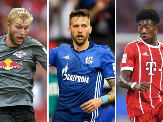 Am Freitag startet die neue Saison der deutschen Bundesliga. Mit dabei sind unter anderem auch Konrad Laimer, Guido Burgstaller und David Alaba.