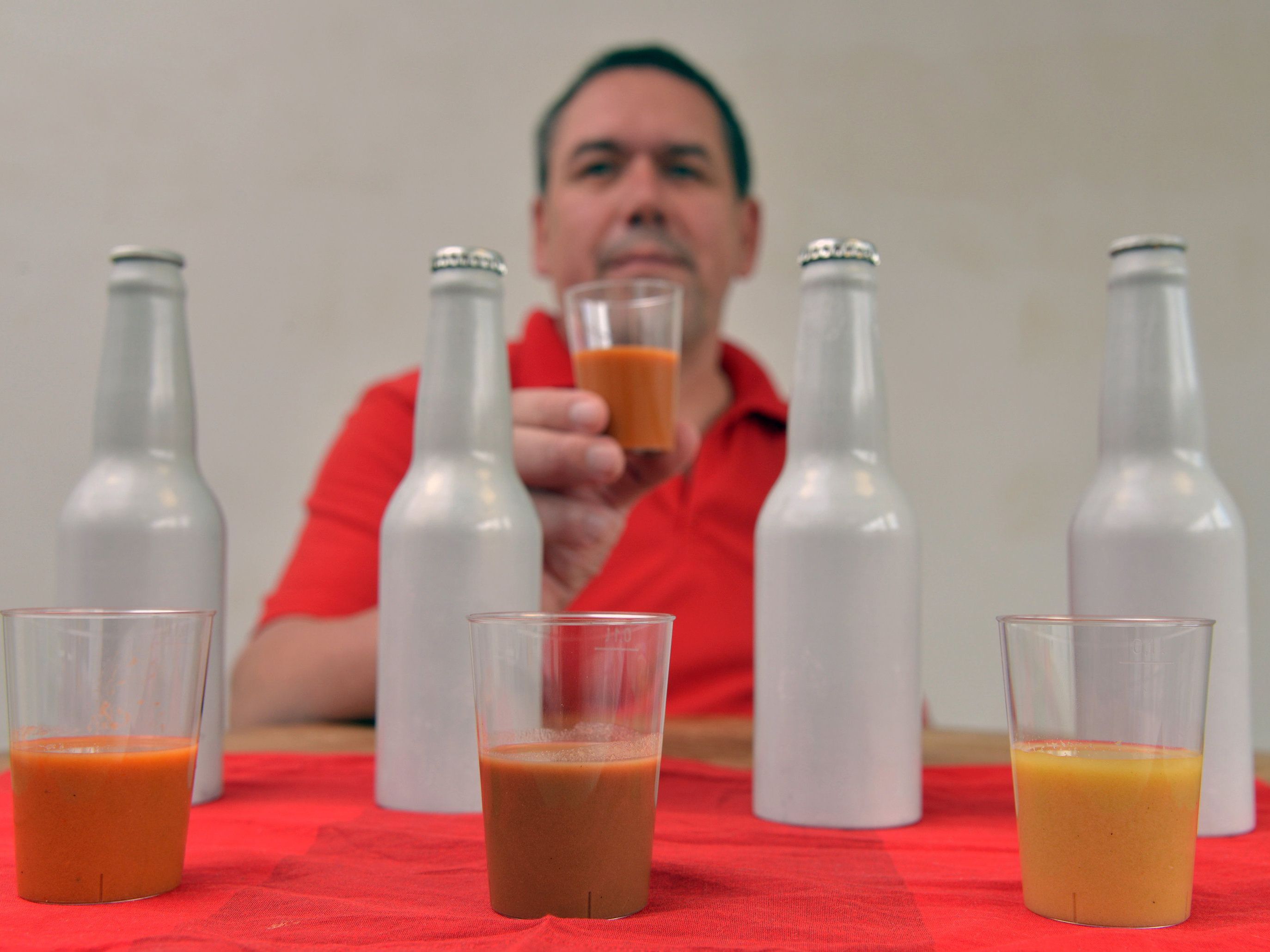 Fleisch für die Flasche. Fleisch für die Flasche.