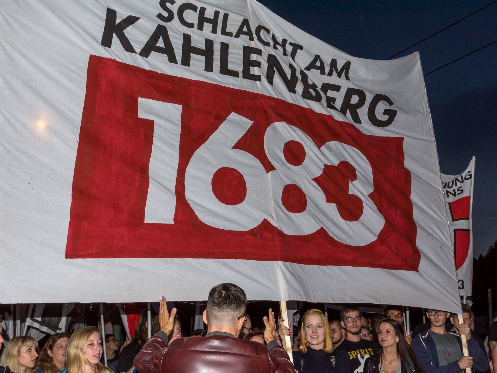 Identitären Bewegung Österreich - Befreiung Wiens 1683 - Gedenkzug  - Kahlenberg - 09.09.2017