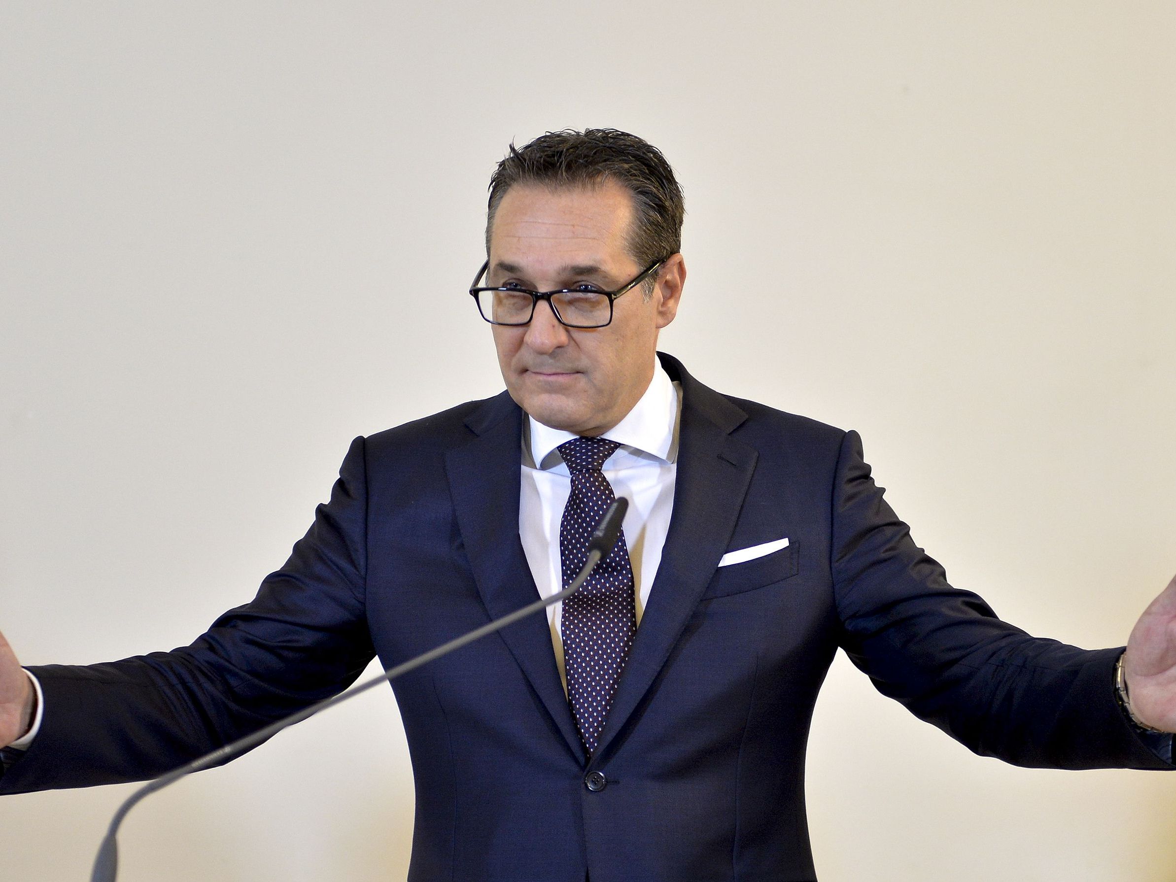 Viezkanzler Strache sprach sich am Mittwoch in Rom für eine "No-Way"-Flüchtlingspolitik aus.