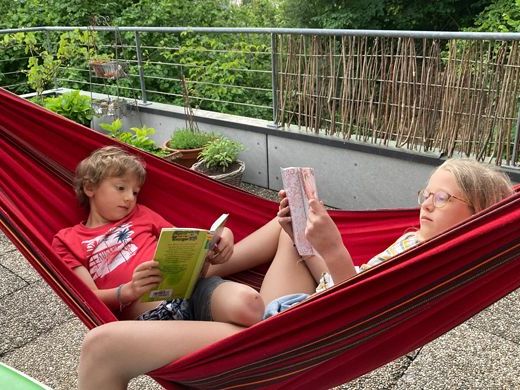 Maja und Ruben beim LeseWunder Maja und Ruben beim LeseWunder
