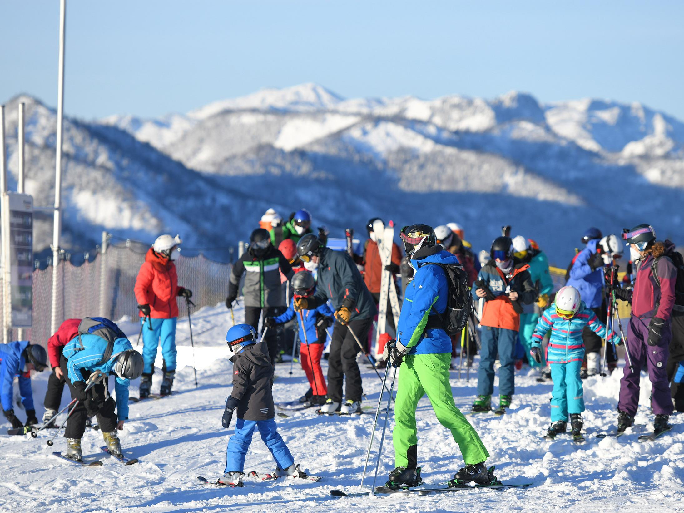 Skigebiete klagen über die geringe Auslastung.