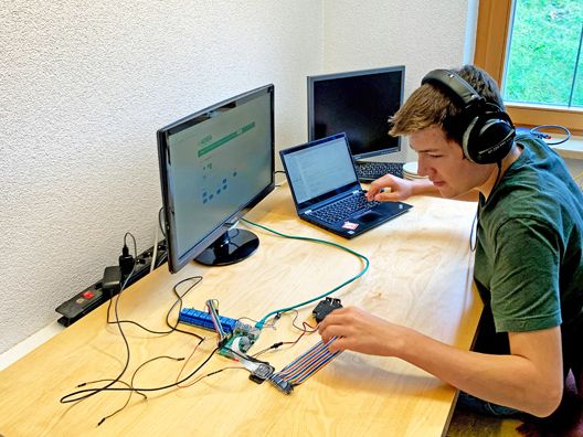 Die Förderung durch „EureProjekte“ hilft Jugendlichen, wie Luca Nigsch, ihre Ideen umzusetzen. Die Förderung durch „EureProjekte“ hilft Jugendlichen, wie Luca Nigsch, ihre Ideen umzusetzen.