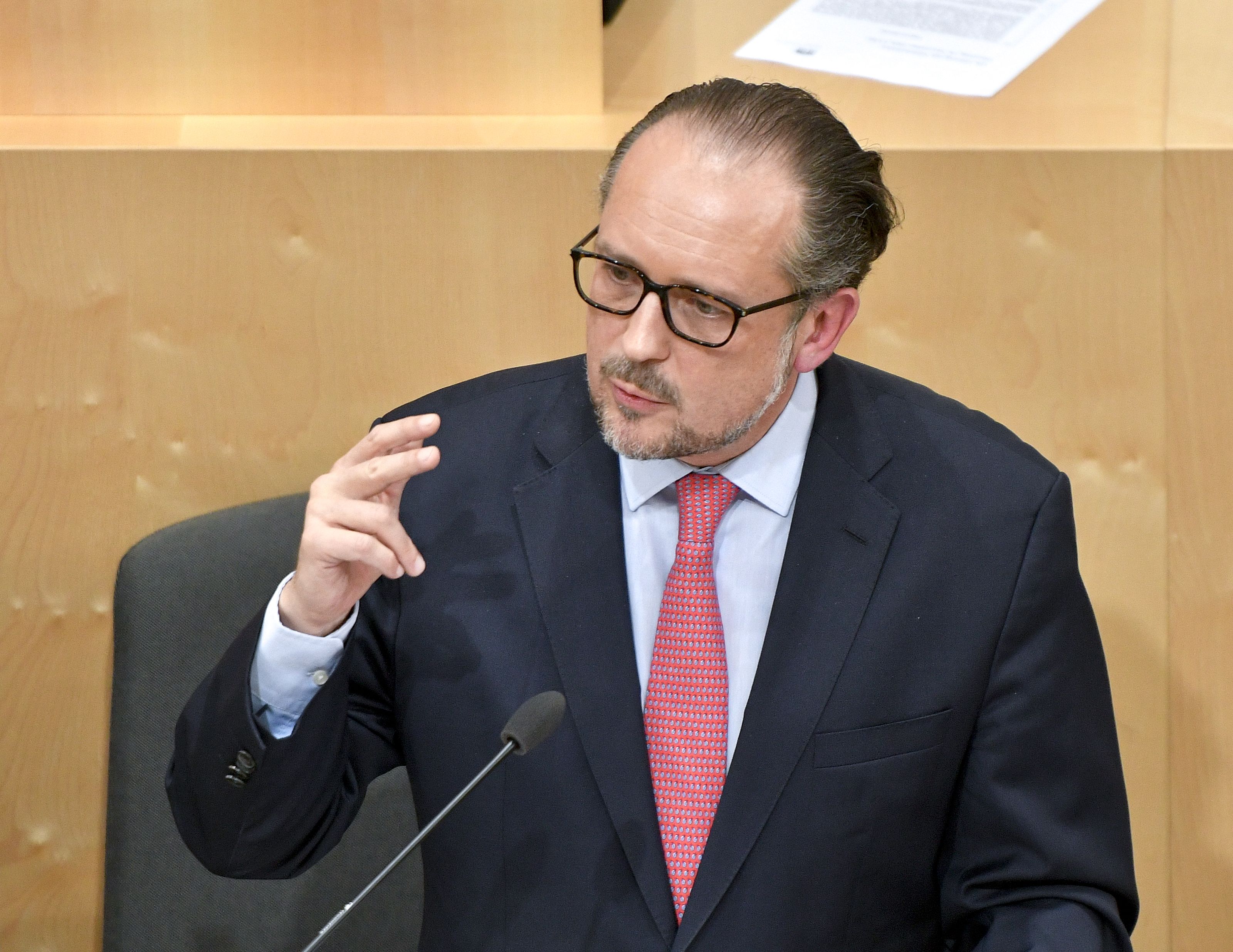 Schallenbergs geht scharf mit der FPÖ ins Gericht. Schallenbergs geht scharf mit der FPÖ ins Gericht.
