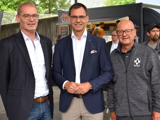 RA Lins, LH Wallner und Verbandsobmann Gerhard Krump RA Lins, LH Wallner und Verbandsobmann Gerhard Krump