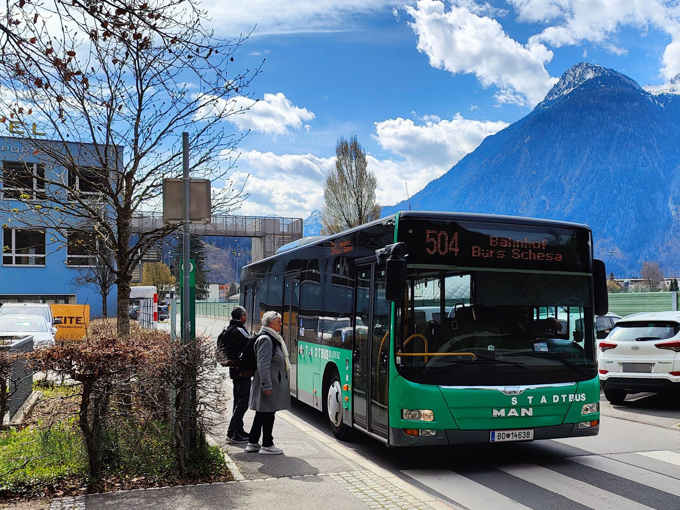 Die Stadtbuslinie 504 ist eine Erfolgsstory der Gemeindekooperation zwischen Bludenz und Bürs. Die Stadtbuslinie 504 ist eine Erfolgsstory der Gemeindekooperation zwischen Bludenz und Bürs.