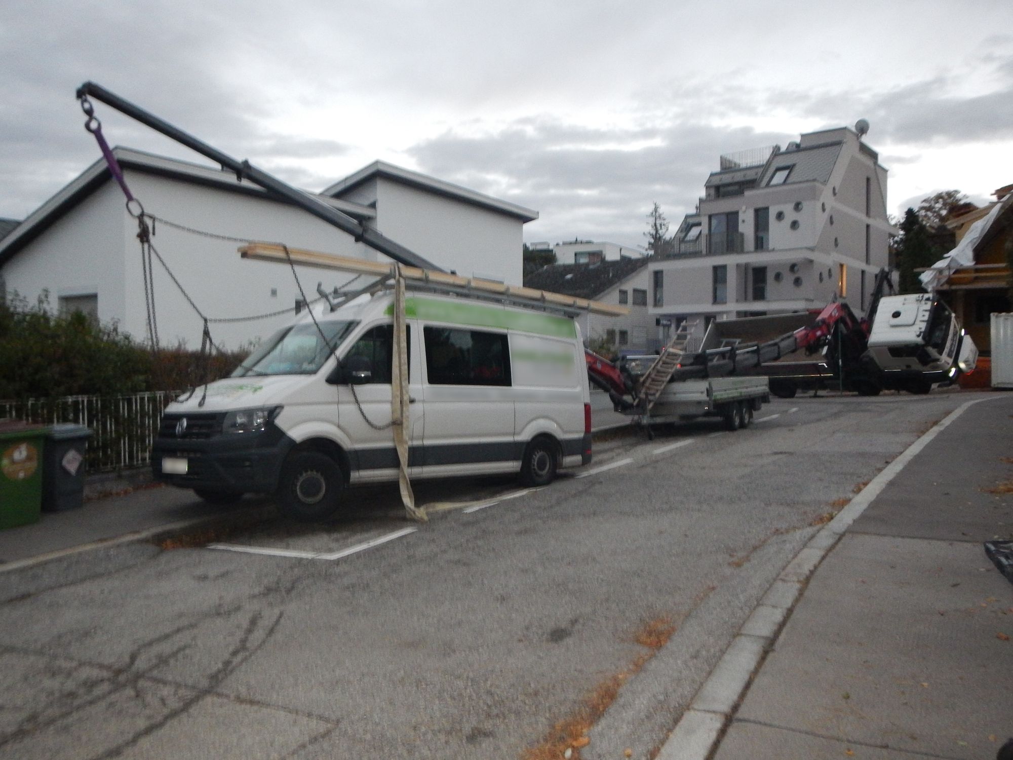 Der Einsatz war mit hohem technischem Aufwand verbunden. Der Einsatz war mit hohem technischem Aufwand verbunden.