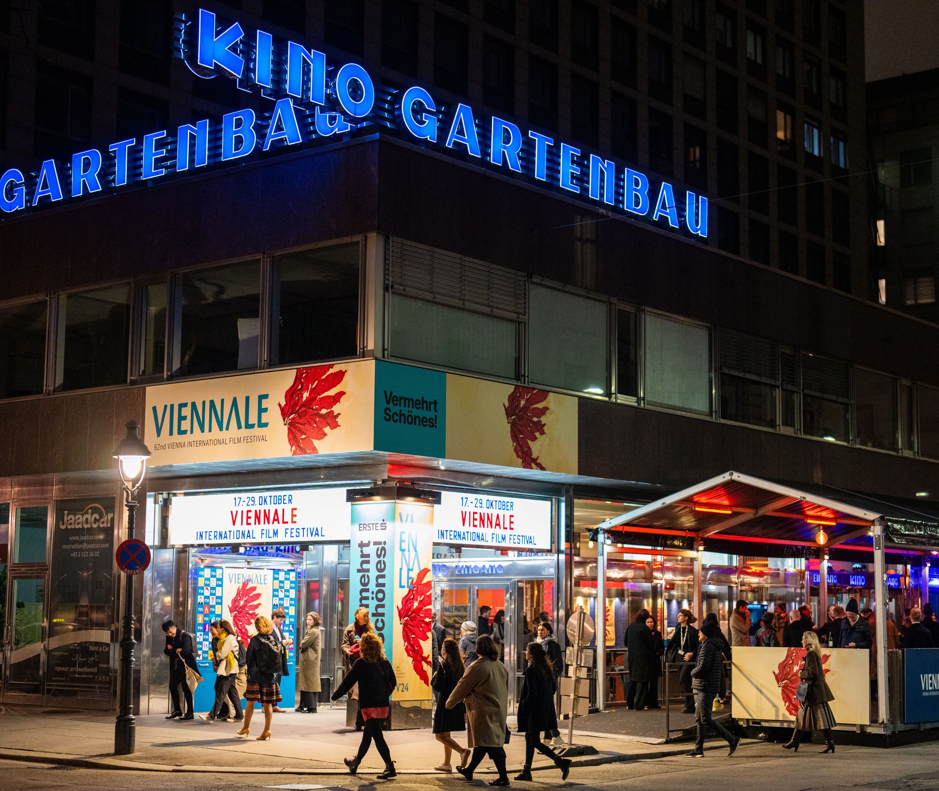 Die Eröffnung der Viennale 2024 im Gartenbaukino. Die Eröffnung der Viennale 2024 im Gartenbaukino.